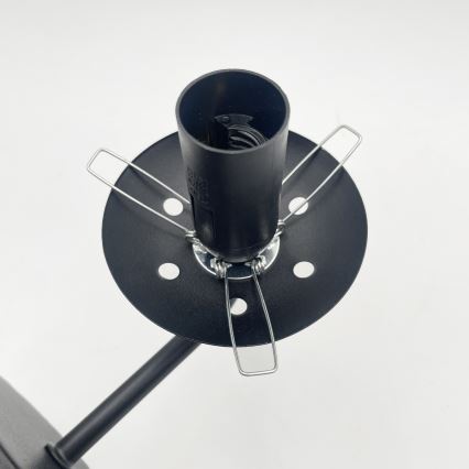 Brilagi - Lámpara de pared MALIVA 1xE14/15W/230V negra/ahumada