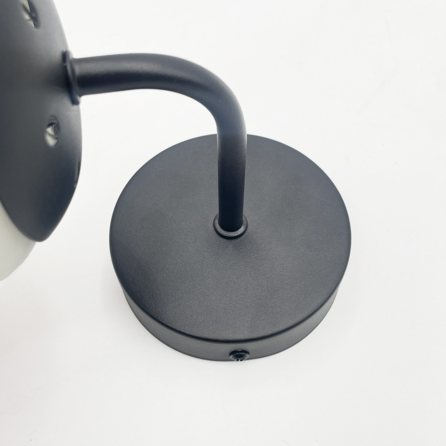 Brilagi - Lámpara de pared MALIVA 1xE14/15W/230V negra/blanca