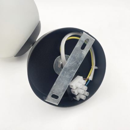 Brilagi - Lámpara de pared MALIVA 1xE14/15W/230V negra/blanca