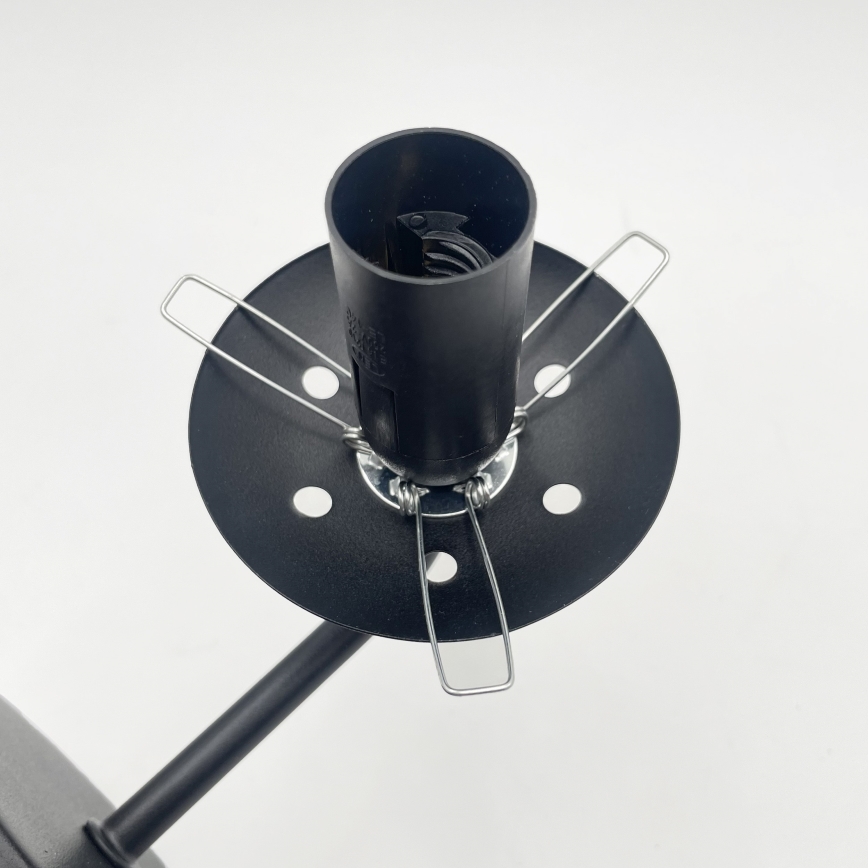 Brilagi - Lámpara de pared MALIVA 1xE14/15W/230V negra/transparente