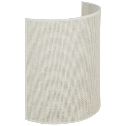 Brilagi - Lámpara de pared SEMI 1xE27/15W/230V diámetro 20 cm crema