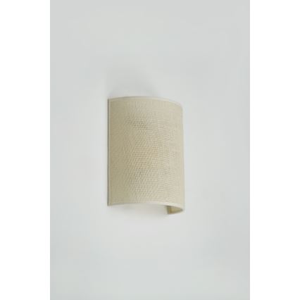 Brilagi - Lámpara de pared SEMI 1xE27/15W/230V diámetro 20 cm crema