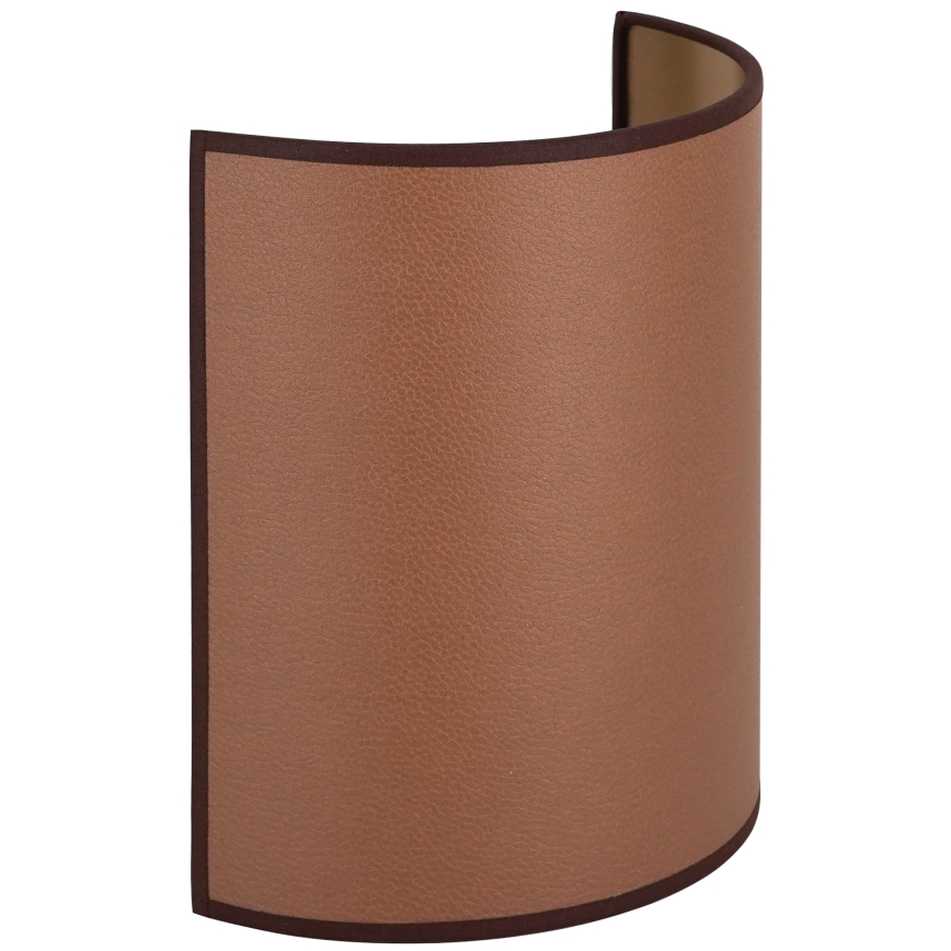 Brilagi - Lámpara de pared SEMI 1xE27/15W/230V diámetro 20 cm marrón