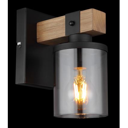 Brilagi - Lámpara de pared VISTA 1xE27/60W/230V roble