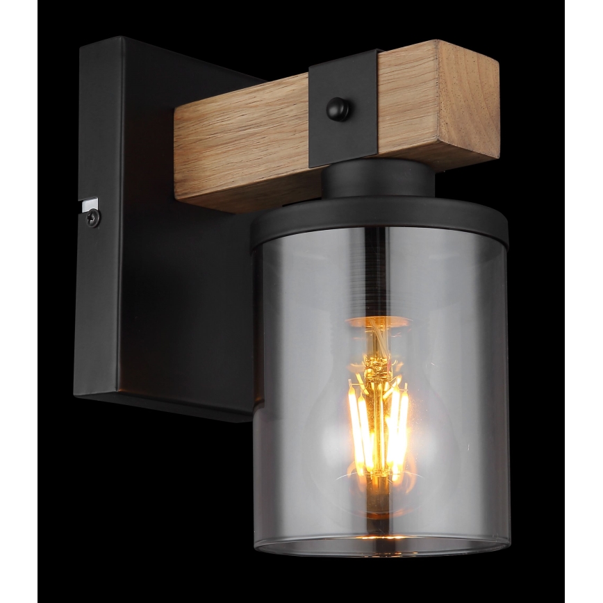 Brilagi - Lámpara de pared VISTA 1xE27/60W/230V roble