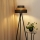 Brilagi - Lámpara de pie DAKOTA LUNETA 1xE27/15W/230V negro/beige
