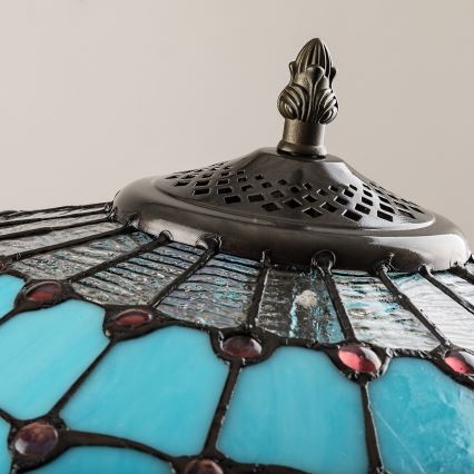 Brilagi - Lámpara de pie estilo Tiffany LORAS 2xE27/60W/230V