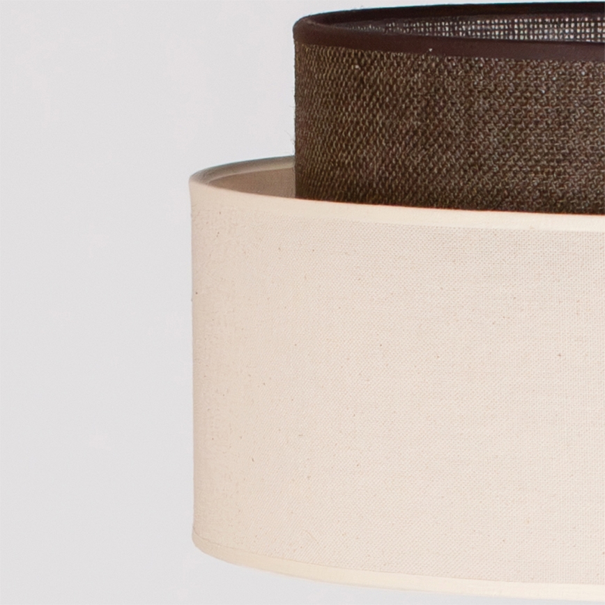 Brilagi - Lámpara de pie LED BOHO STYLE 1xE27/15W/230V crema/marrón