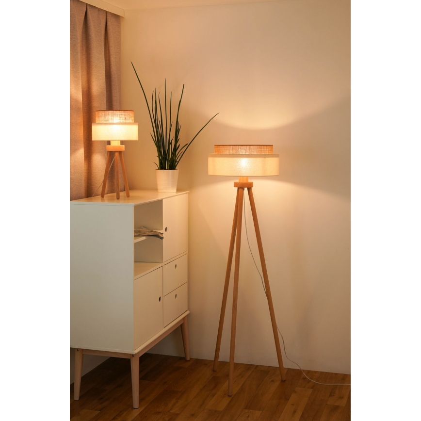 Brilagi - Lámpara de pie LED ESTILO BOHO 1xE27/15W/230V