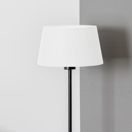 Brilagi - Lámpara de pie LED CERIA 1xE27/40W/230V diámetro 30 cm blanco/negro