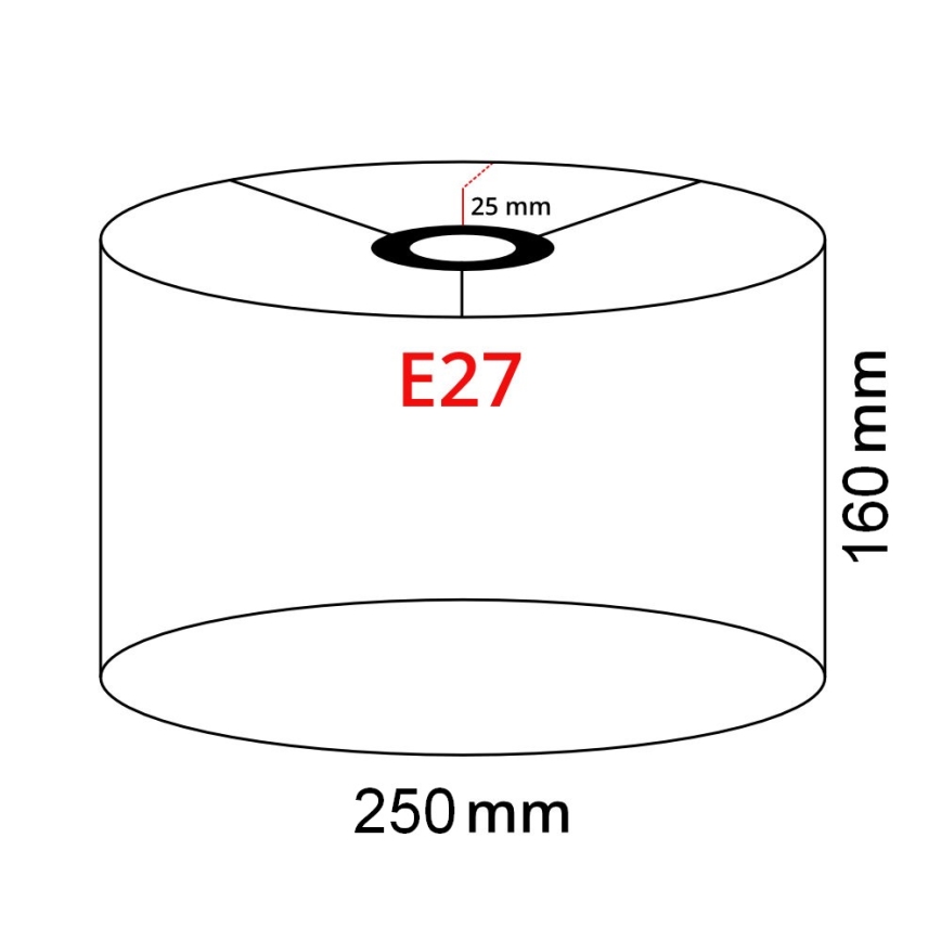 Brilagi - Lámpara de pie LED CERIA 1xE27/40W/230V Ø 25 cm bambú/cromo mate