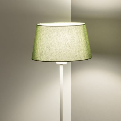 Brilagi - Lámpara de pie LED CERIA 1xE27/40W/230V Ø 25 cm verde/blanco