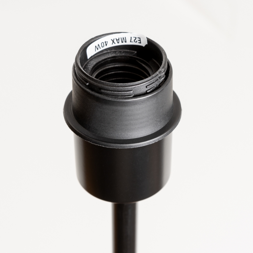 Brilagi - Lámpara de pie LED CERIA 1xE27/40W/230V Ø 30 cm negra