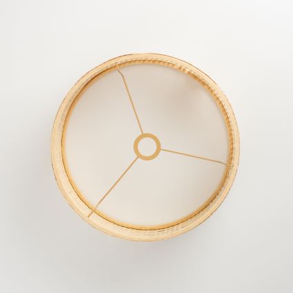 Brilagi - Lámpara de pie LED CERIA 1xE27/40W/230V Ø 40 cm bambú/negro