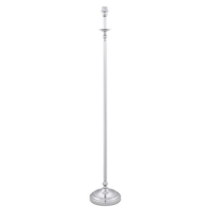 Brilagi - Lámpara de pie LED CERIA 1xE27/60W/230V Ø 45 cm cromo brillante/blanco