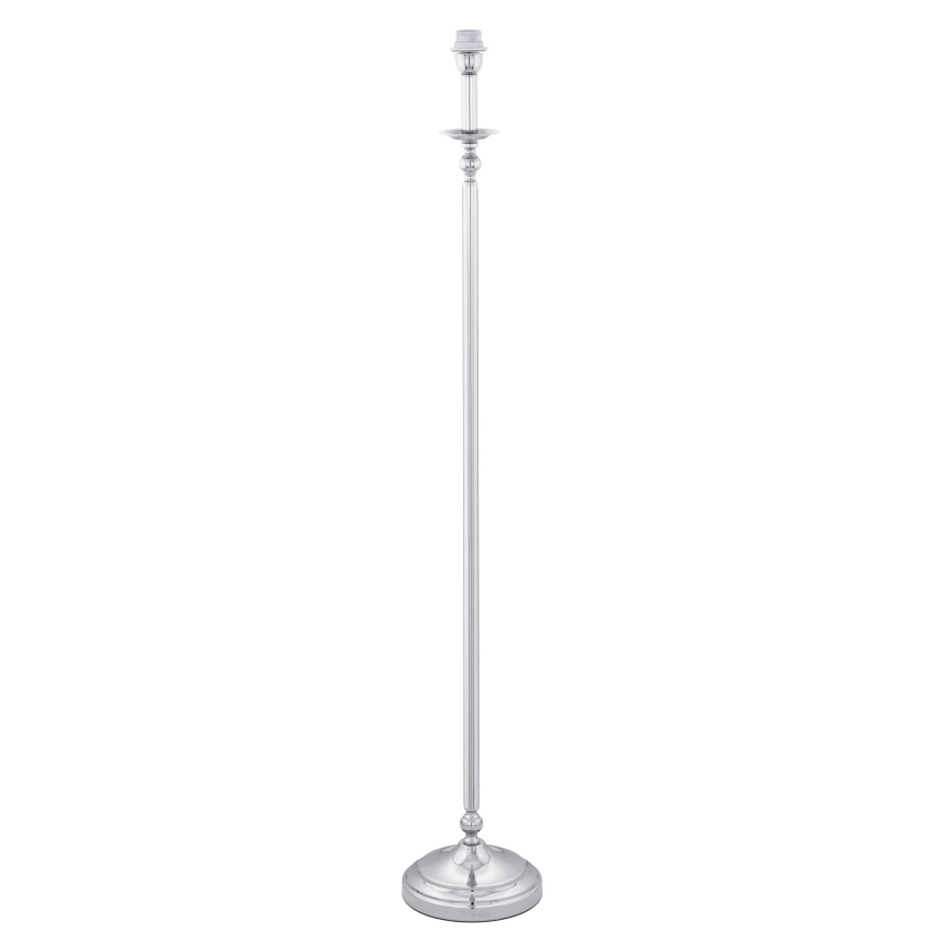 Brilagi - Lámpara de pie LED CERIA 1xE27/60W/230V Ø 45 cm cromo brillante/blanco