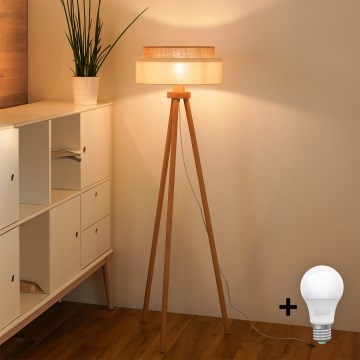 Brilagi - Lámpara de pie LED ESTILO BOHO 1xE27/15W/230V