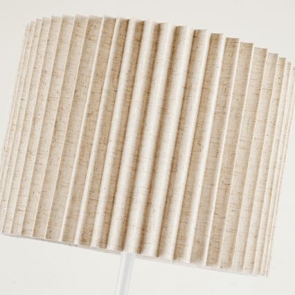 Brilagi - Lámpara de pie NORDIC WAVE 1xE27/15W/230V lino/blanco