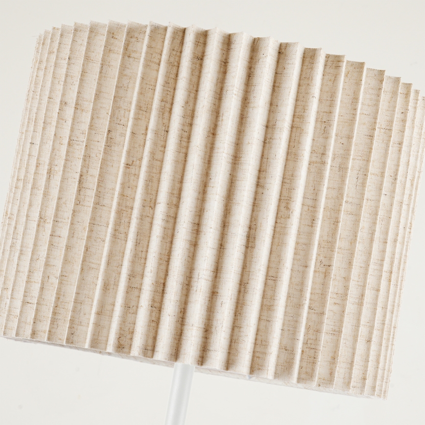 Brilagi - Lámpara de pie NORDIC WAVE 1xE27/15W/230V lino/blanco