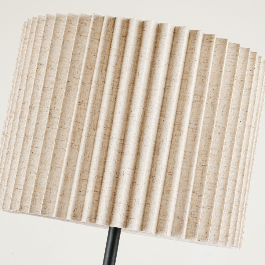 Brilagi - Lámpara de pie NORDIC WAVE 1xE27/15W/230V lino/negro