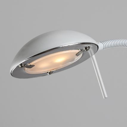 Brilagi - Lámpara de pie regulable SCARLETT 1xR7s/230W/230V + 1xG9/40W blanca