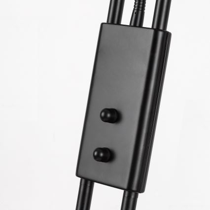 Brilagi - Lámpara de pie regulable SCARLETT 1xR7s/230W/230V + 1xG9/40W negra