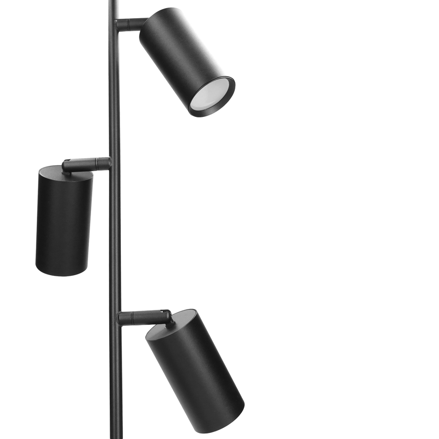 Brilagi - Lámpara de pie SELE 3xGU10/30W/230V negro