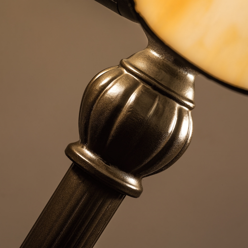 Brilagi - Lámpara de pie Tiffany de vitral DORAN 2xE27/60W/230V