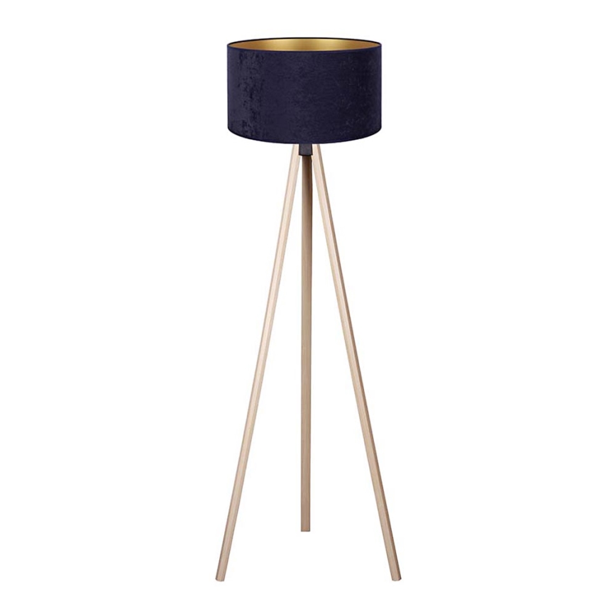 Brilagi - Lámpara de pie VELVET 1xE27/60W/230V beige/azul