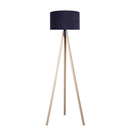 Brilagi - Lámpara de pie VELVET 1xE27/60W/230V beige/azul