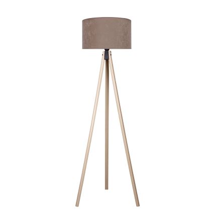 Brilagi - Lámpara de pie VELVET 1xE27/60W/230V beige