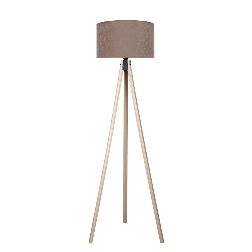 Brilagi - Lámpara de pie VELVET 1xE27/60W/230V beige