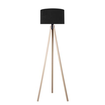 Brilagi - Lámpara de pie VELVET 1xE27/60W/230V beige/negro