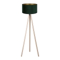 Brilagi - Lámpara de pie VELVET 1xE27/60W/230V beige/verde