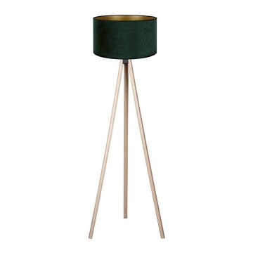 Brilagi - Lámpara de pie VELVET 1xE27/60W/230V beige/verde