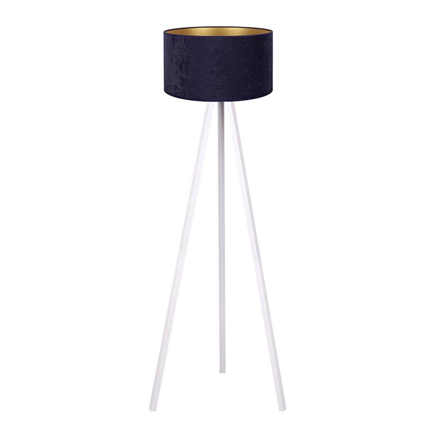 Brilagi - Lámpara de pie VELVET 1xE27/60W/230V blanco/azul