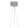 Brilagi - Lámpara de pie VELVET 1xE27/60W/230V blanco/gris