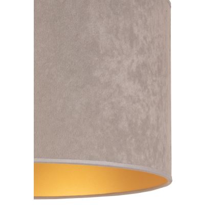 Brilagi - Lámpara de pie VELVET 1xE27/60W/230V blanco/gris