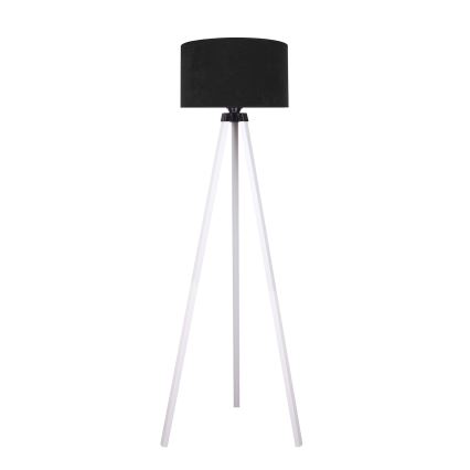 Brilagi - Lámpara de pie VELVET 1xE27/60W/230V blanco/negro