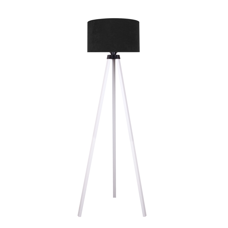 Brilagi - Lámpara de pie VELVET 1xE27/60W/230V blanco/negro
