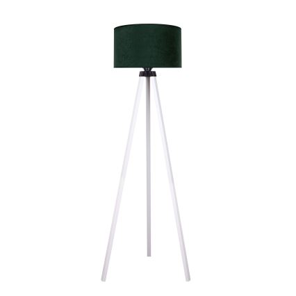Brilagi - Lámpara de pie VELVET 1xE27/60W/230V blanco/verde