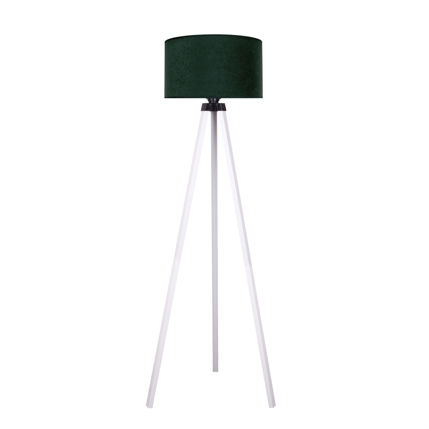 Brilagi - Lámpara de pie VELVET 1xE27/60W/230V blanco/verde