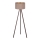 Brilagi - Lámpara de pie VELVET 1xE27/60W/230V marrón/beige