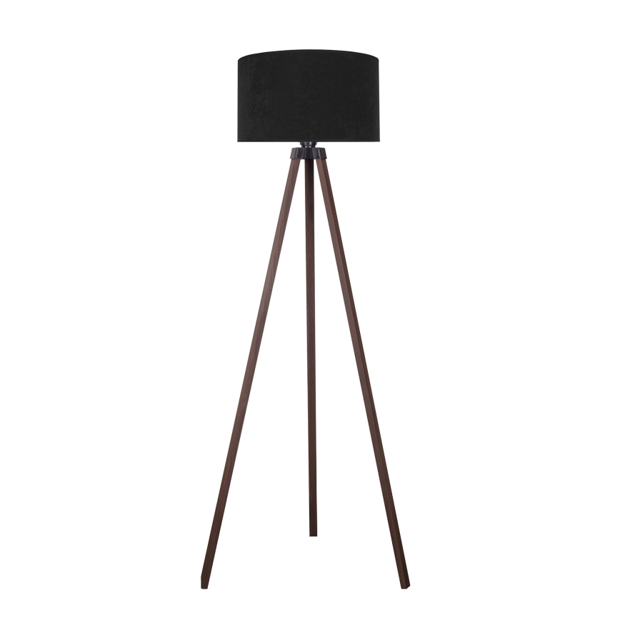 Brilagi - Lámpara de pie VELVET 1xE27/60W/230V marrón/negro
