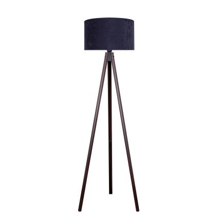 Brilagi - Lámpara de pie VELVET 1xE27/60W/230V wenge/azul