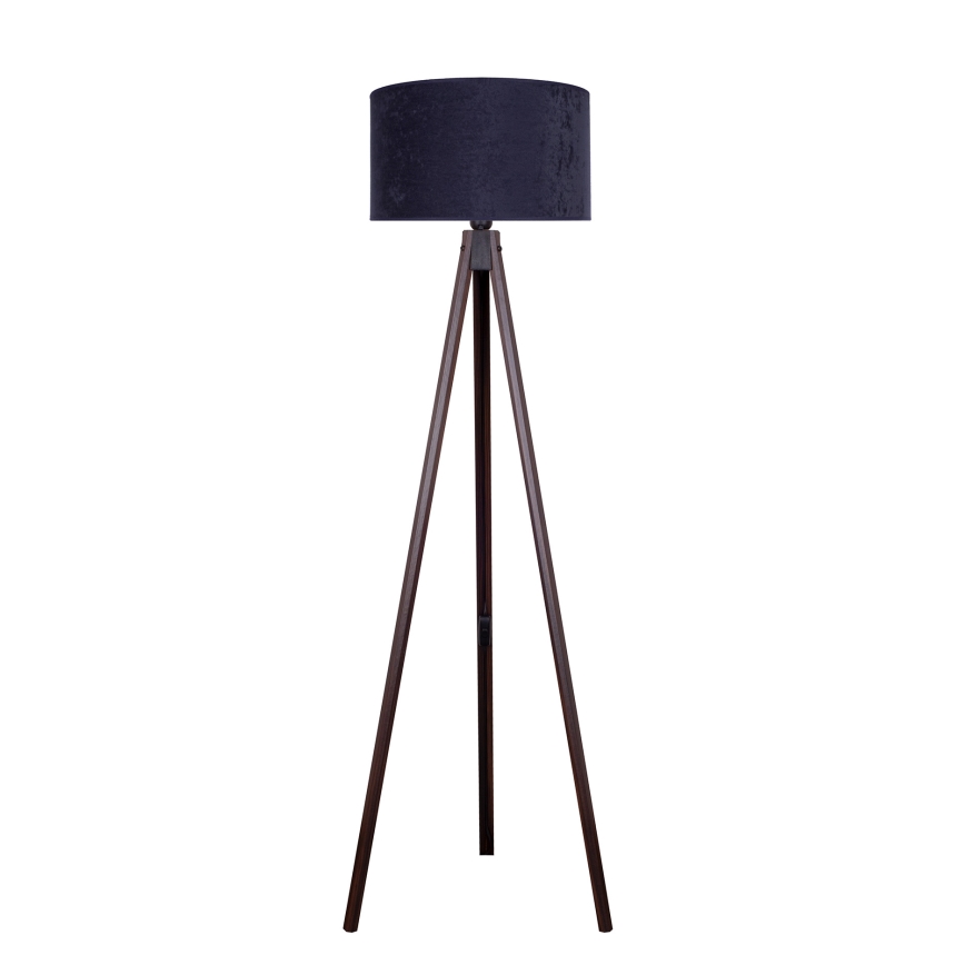 Brilagi - Lámpara de pie VELVET 1xE27/60W/230V wenge/azul