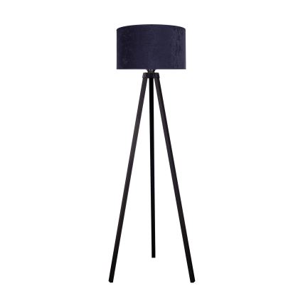 Brilagi - Lámpara de pie VELVET 1xE27/60W/230V wengué/azul