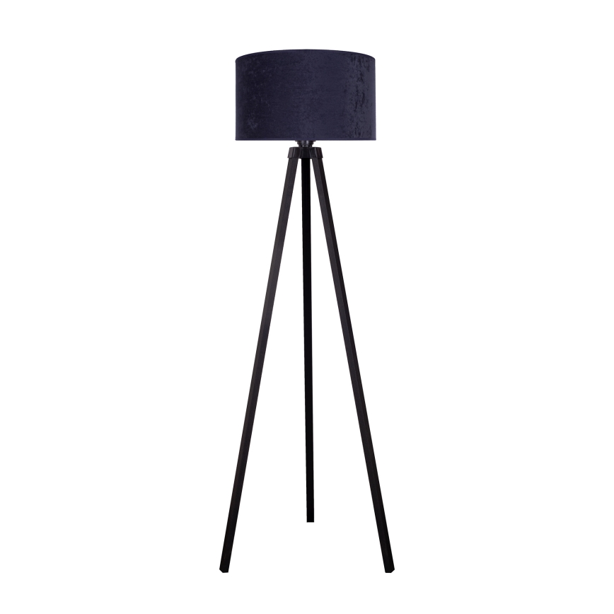 Brilagi - Lámpara de pie VELVET 1xE27/60W/230V wengué/azul