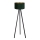 Brilagi - Lámpara de pie VELVET 1xE27/60W/230V wengué/verde