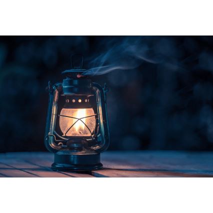 Brilagi - Lámpara de queroseno LANTERN 19 cm azul oscuro